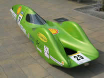 Team Green Shell Eco Marathon Car