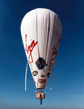 Virgin Global Challenger balloon